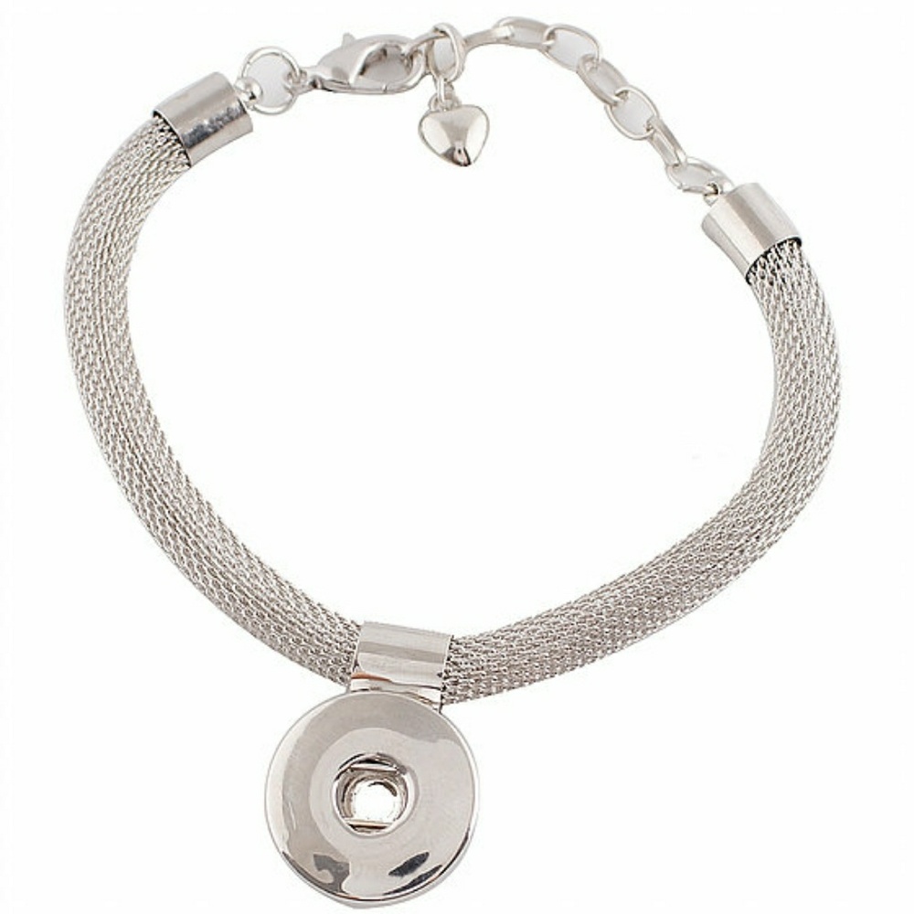 Snap Button Jewelry Snake Chain Bracelet